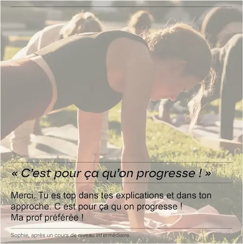 Un avis suite à un cours de pilates à La Richardais